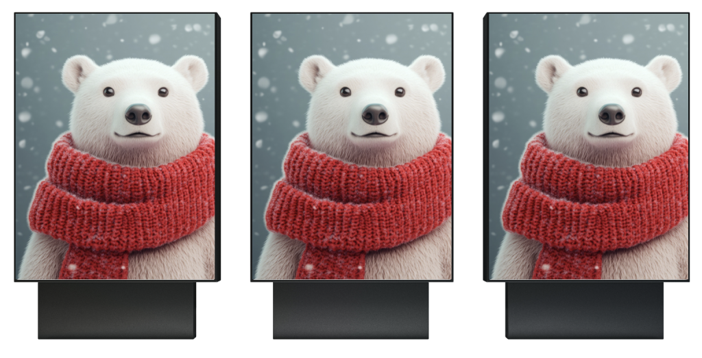 デジタルサイネージ動画_全て同じパターン